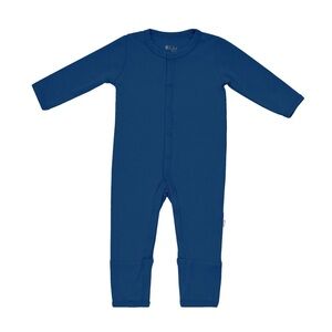 Kyte BABY zippered romper in Royal Blue. Size 6-12 months